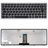 Spanish Keyboard AEST6U00010 for Lenovo G400S G405S Flex 14 with silver frame