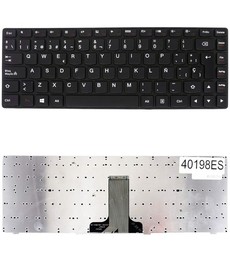 Teclado Espanhol para Lenovo G400 G405 com moldura, referência 25201966
