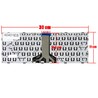 Teclado Espanhol 5N20K69612 para Lenovo Ideapad 100-14IBD com moldura