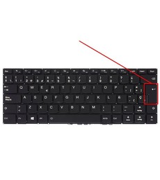 Clavier Espagnol pour Lenovo Ideapad 310s 510s SN20K82303 sans cadre et rétroéclairé