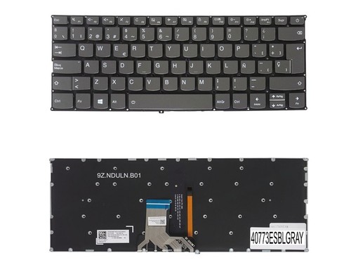 Clavier Espagnol SN20M62301 pour Lenovo IdeaPad 720S-13IKB rétroéclairé