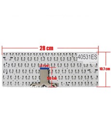 Clavier espagnol 5CB0L45195 pour Lenovo Ideapad 510S-14IKB et 310S-14ISK