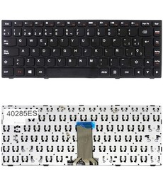 Clavier espagnol 25214528 pour Lenovo Ideapad G40 avec cadre