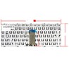 Spanish Keyboard 25214528 for Lenovo Ideapad G40 with frame