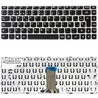Spanish Keyboard for Lenovo Ideapad G40 with silver frame, reference MP-13P83GR-686