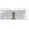 Teclado Español para Lenovo Ideapad G40 con marco plata, referencia MP-13P83GR-686