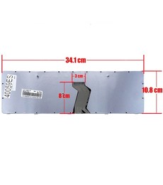 Teclado Espanhol 25210891 para Lenovo IdeaPad G500 G505 G700 G710 com moldura