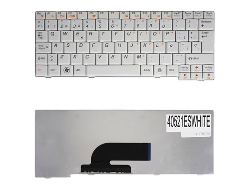 Weiße spanische Tastatur PK1308H3A49 für Lenovo IdeaPad S10-2 S11