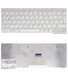 White Spanish Keyboard for Lenovo IdeaPad S10-3 with reference 25009576