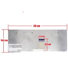 White Spanish Keyboard for Lenovo IdeaPad S10-3 with reference 25009576