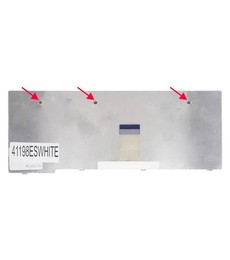 Clavier Espagnol Blanc pour Lenovo IdeaPad S10-3 avec référence 25009576