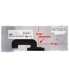 Clavier espagnol MP-08K13SU-686 pour Lenovo IdeaPad S12 K23 K26 K27 avec cadre