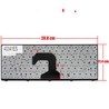 Spanische Tastatur 25213450 für Lenovo Ideapad S400 S300 Schwarz mit Rahmen