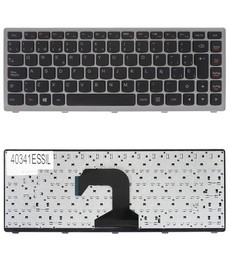 Spanish Keyboard 25213450 for Lenovo Ideapad S400 S300 with silver frame