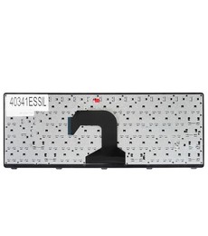Teclado Espanhol 25213450 para Lenovo Ideapad S400 S300 com moldura prateada