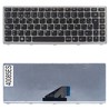 Spanish Keyboard 25204859 for Lenovo Ideapad U310 with silver frame
