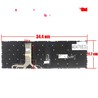 Clavier espagnol 5CB0U42735 pour Lenovo Legion Y540 Y7000 rétroéclairé