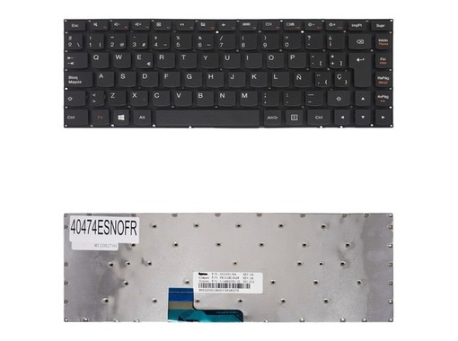Clavier espagnol PK130YC1A10 pour Lenovo Yoga 2 13, E31-70, U31-70 sans cadre