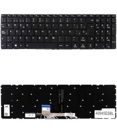 Teclado Espanhol Retroiluminado 5CB0M32556 para Lenovo Yoga 510-15IKB