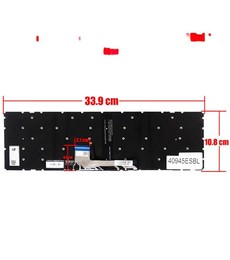 Teclado Espanhol Retroiluminado 5CB0M32556 para Lenovo Yoga 510-15IKB