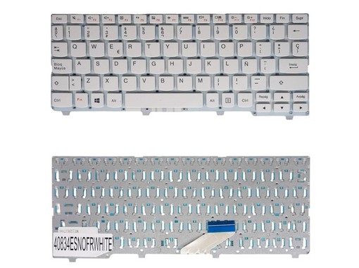 Spanische Tastatur 5N20M53663 für Lenovo Ideapad 110S 110S-11IBR Weiß