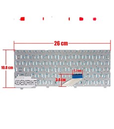 Spanish Keyboard 5N20M53663 for Lenovo Ideapad 110S 110S-11IBR White
