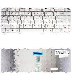 White Spanish Keyboard 25008100 for Lenovo Ideapad B460 Y450 Y560