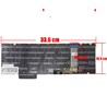 Teclado Espanhol 5CB1J38970 para Lenovo IdeaPad Gaming 3 15IAH7 com retroiluminação RGB