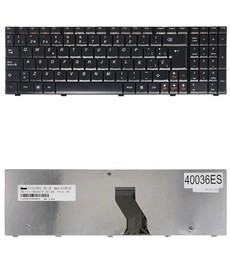 Spanish Keyboard V109820AK1 for Lenovo Ideapad U550 with frame included