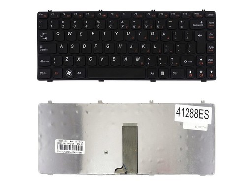 Teclado Español para Lenovo IdeaPad Y470 con marco, referencia 25-012135