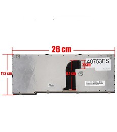 Teclado Espanhol para Lenovo Ideapad Yoga 11 25204677 com moldura