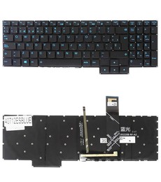Spanish keyboard 5CB0Z26890 for Lenovo Legion 5P 15ACH6H with blue backlight