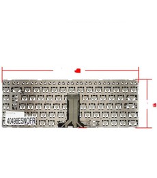 Clavier Espagnol pour Lenovo S41-70 500-14IBD avec Numéro de Pièce SN20G63018 sans cadre