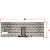 Teclado Espanhol para Lenovo S41-70 500-14IBD com Número de Peça SN20G63018 sem moldura