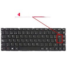 Teclado Espanhol para Lenovo S41-70 500-14IBD com Número de Peça SN20G63018 sem moldura
