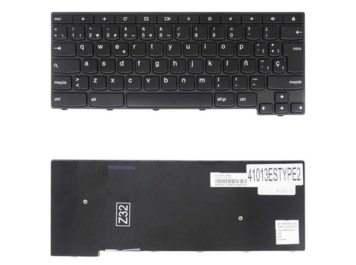Clavier espagnol AELI8U02010 pour Lenovo ThinkPad Yoga 11e Chromebook 20DB 20DU