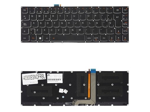 Spanische Tastatur für Lenovo Yoga 3 Pro 1370 5CB0G97347 hintergrundbeleuchtet