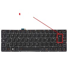 Teclado espanhol para Lenovo Yoga 3 Pro 1370 5CB0G97347 retroiluminado