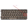 Teclado Espanhol para Lenovo Yoga 900S-12ISK 5CB0K93868 cor dourada retroiluminado