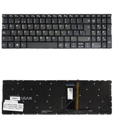 Spanish Keyboard SN20770566 for Lenovo Yoga C740-15IML Gray Backlit