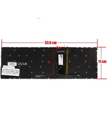 Spanish Keyboard SN20770566 for Lenovo Yoga C740-15IML Gray Backlit