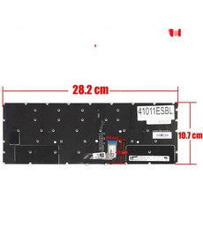 Teclado Espanhol SN20Q88164 para Lenovo Yoga C930-13IKB retroiluminado