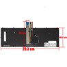 Clavier Espagnol G83C000GV5UE pour Toshiba Tecra A40-C avec rétroéclairage et pointeur