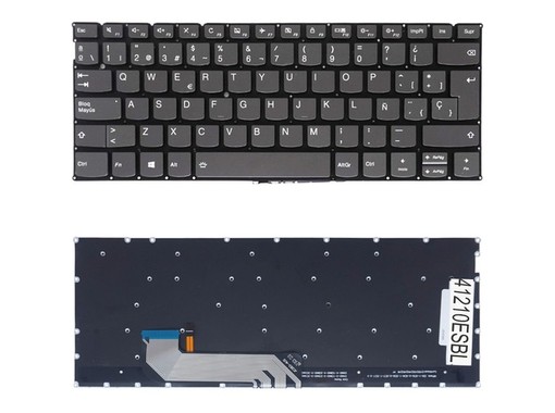 Clavier espagnol 5CB0S72888 pour Lenovo IdeaPad 730S-13IWL Yoga S730-13 rétroéclairé