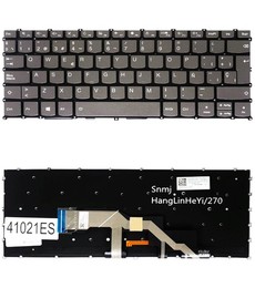 Clavier Espagnol Rétroéclairé SN20M61485 pour Lenovo Ideapad S540-13