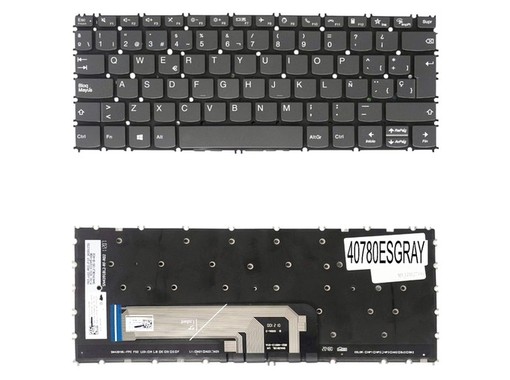 Clavier Espagnol SN20Z37964 pour Lenovo ThinkBook 13s G2 G3 Gris sans cadre