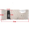 Teclado Espanhol Sem Moldura 04X6221 para Lenovo ThinkPad Yoga 11e 20E7