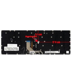 Teclado espanhol retroiluminado SN20L24331 para Lenovo Yoga 910-13IKB
