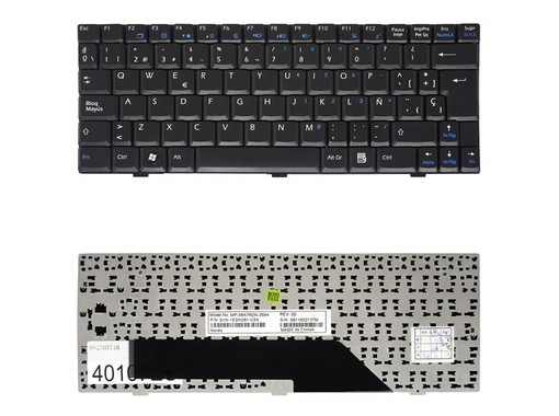 Teclado Español V022322BS2 para portátil MSI Wind U90 U100 U120