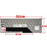 Spanische Tastatur V022322BS2 für MSI Wind U90 U100 U120 Laptop